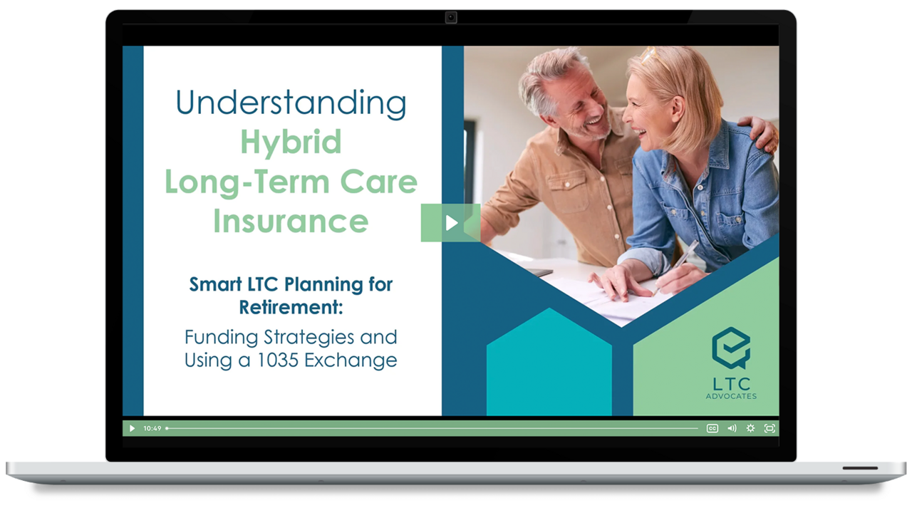 Hybrid LTC Webinar on Laptop